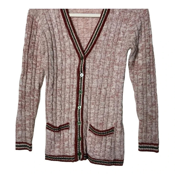 1941. SHERIDAN BUTTON FRONT LONG SLEEVE‎ KNITTED CARDIGAN SEE MEASUREMENTS - Picture 3 of 7